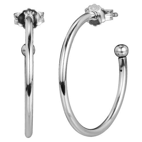 Hoops Of Versatility Earring 925 Sterling Silver Wedding Earrings for Women Jewelry Trendy Silver 925 Earrings brincos mujer