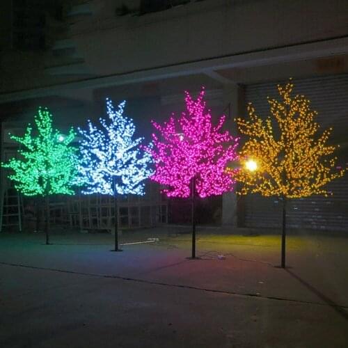 1.8M 1152 led Shiny LED Cherry Blossom Christmas Tree Lighting Waterproof Garden Landscape Decoration Lamp For Wedding Chrismas