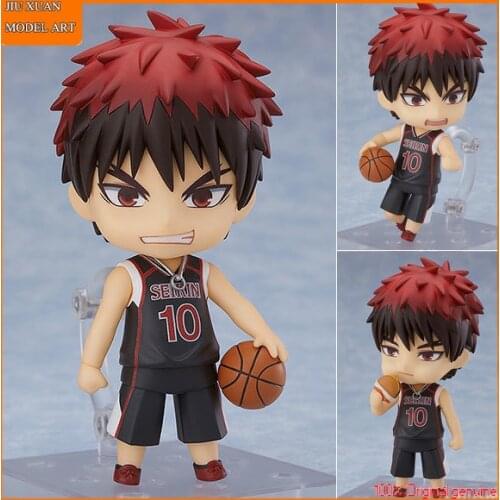100% Original: Anime Kurokos Basketball Kagami Taiga Q version figma PVC Action Figure Anime Figure Model Toys Figure Doll Gift