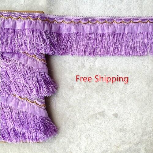 12Yard/Lot Simple Modern Curtain Sofa Lace Tassel Rope Fringe Trim DIY 10CM Tassel Drapery Sewing Decoration Accessories