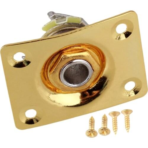 6.35mm 1/4'' Square Guitar Jack Portable for Guitar Accessories guitar parts Musical instrument