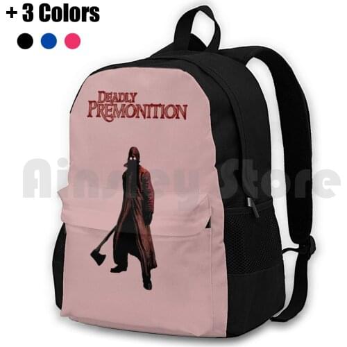 Raincoat Killer Outdoor Hiking Backpack Waterproof Camping Travel Raincoat Killer Deadly Premonition Video Games Swery65 Sexual