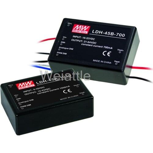 MEAN WELL original LDH-45B-1050 21 ~ 43VDC 1050mA meanwell LDH-45B 45.15W DC-DC LED driver pin style