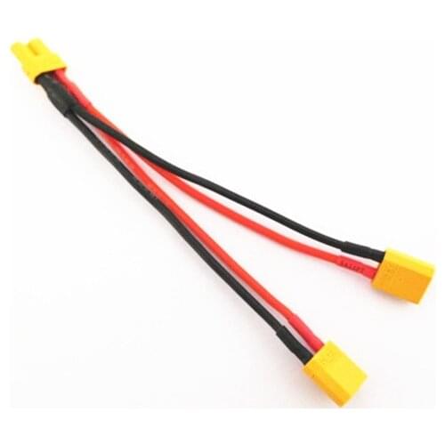XT30 XT-30 Parallel Cable Wire Y Lead 18AWG 10CM Battery Charger Cables