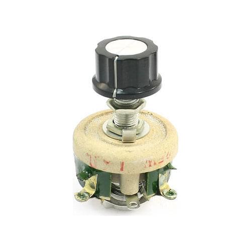 Wirewound Ceramic Potentiometer Adjustable Rheostat Resistor 25W 1K Ohm