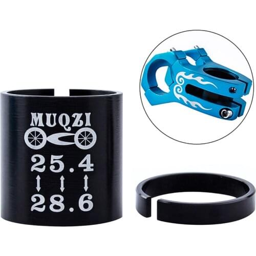 Adjustable Bike Front Fork Set Conversion Shim 25.4 to 28.6mm Conversion Sleeve Ring Aluminum Alloy Bicycle Equipment