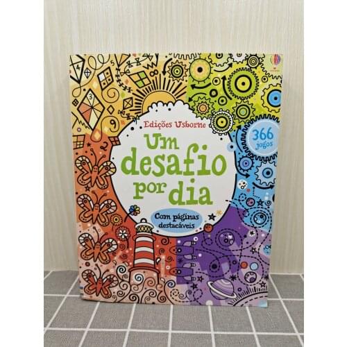 Parent Child Kids Portuguese Book Early Education Usborne Cute Picture Art Coloring Libros Book Age 6 up