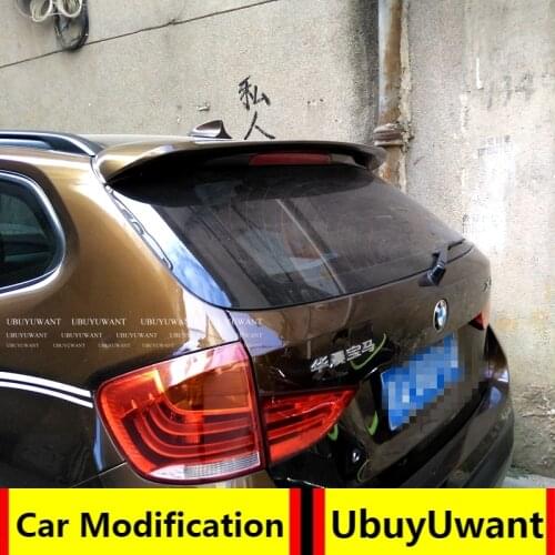 For BMW X1 E84 Spoiler 2010-2015 ABS Plastic Exterior Rear Roof Spoiler Car Tail Trunk Boot Wing Decoration Car Styling
