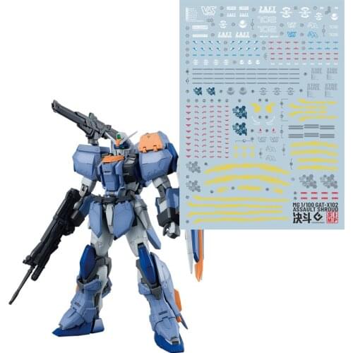Gunpla MG Corpse Duel Strike Water Sticker/DUELASSAUL/Fluorescence