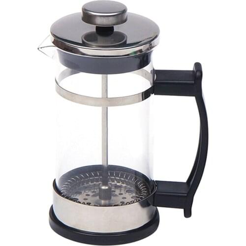 350ml French Coffee Press Tea Brewer Stainless Steel Glass Thermos for Making Coffee&Tea