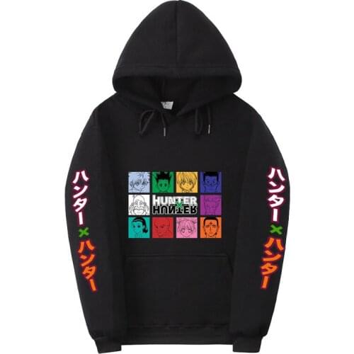 Spring And Autumn Mens And Womens Hoodie Anime X Hunter Kylua Leorio Kurapica Gang Hisaoka, Harajuku Streetwear S-3XL
