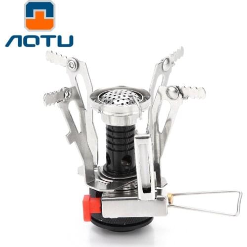 Outdoor Portable Stove Mini Electronic Camping Gas Stove with Box