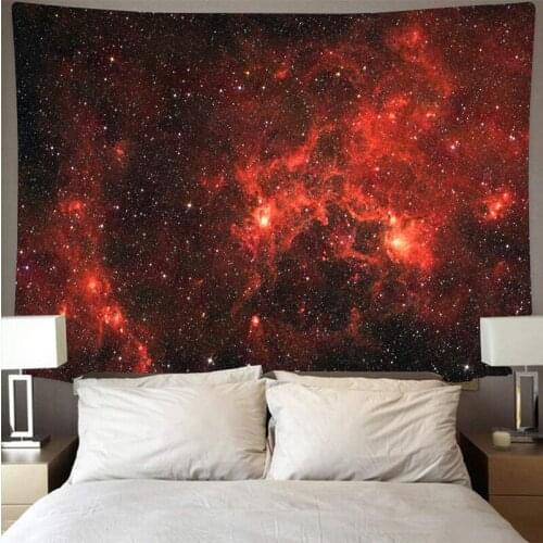 Mysterious universe Star-studded Galactic Sky Big Art Tapestries psychedelic wall hanging beach towels Bedroom home decoration