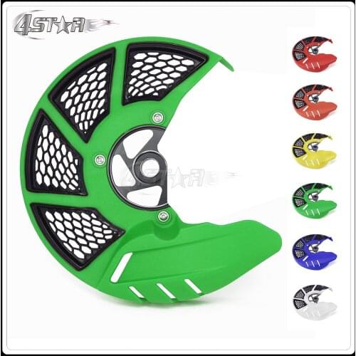 Motorbike Front Brake Disc Rotor Guard Cover For KAWASAKI KX125 KX250 2006-2008 KX250F KX450F 06-18 KLX450R 08-15 KX250 19-20