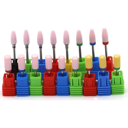 1 PCS Colour Caremic Nail Drill Bits Milling Cutter For Manicure Ceramic Mill Manicure Machine Set Cutter