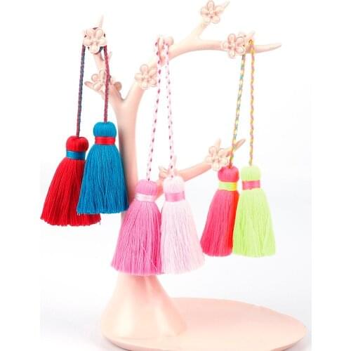 1pcs/bag Fashing Tassel Fringe Charms Handmade Double Headed Tassel Pendant for DIY Craft Jewelry Making Clothes Decoration