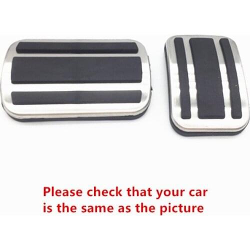 Car Styling Accelerator Brake Pedal Cover Trim For Peugeot 308S 308 408 4008 5008 Stainless Steel Interior Accessories