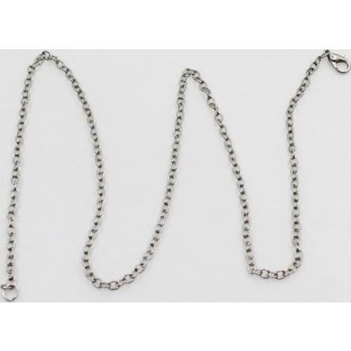 New Arrival 10pcs/lot Silver Link Chains Cross Chains Necklace Pendant With 50cm Chains Necklace DIY Jewelry Accessories Charms