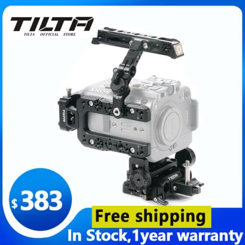 Tilta FX6 Camera Cage Compatible with Sony FX6 - Vertical Mounting Kit - V Mount