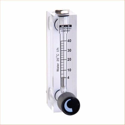 LZT-6T 4-40LPH Square Panel Type Liquid Flowmeter Air Flow Meter rotameter LZT6T Tools Flow Measuring Instrument Parts