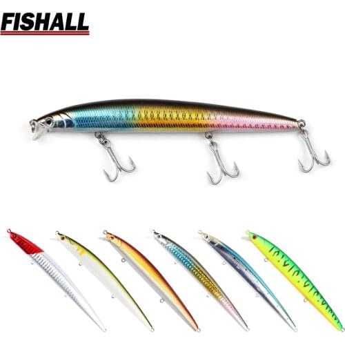 Fishall Sea Fishing Lure X-125 X-140 125mm 15g 140mm 23g Floating Depth 1.2m 1.5m Weight Transfer Wobbler Hard Bait