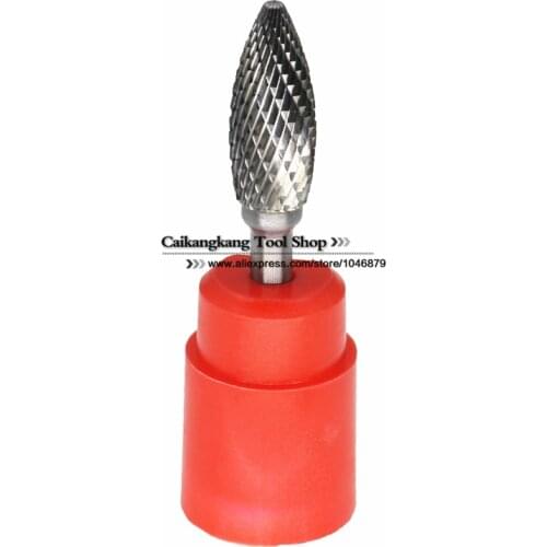 Head 12mm,Torch-shaped,carbide rotary burrs, rotary burrs, deburring with rasp, carbide burrs, carbide grinding. HX1232M06