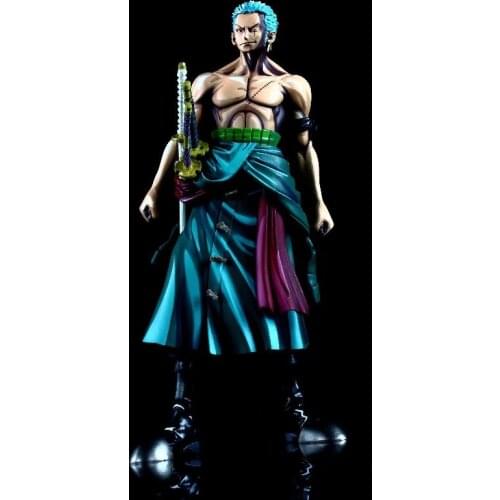 Hot Sale Japanese Anime One Piece Roronoa Zoro Figurine Tabletop Decoration Pvc Hand-made Animation Model Cool Stunt Figure Toy