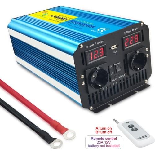 Inversor 12 v 220 v Pure Sine Wave Inverter 5000W High Frequency Transformer Conversor адаптер питания инвертор 12v 220v