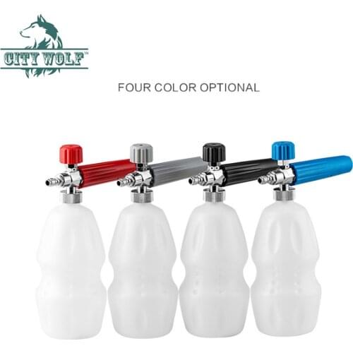 Car washer brass snow foam nozzle soap sprayer G1/4 connector high pressure washer accessories auto cleaning tool city wolf