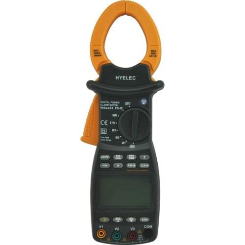 MASTECHMS2203 3-Phase Professional High Sensitivity Clamp Meter Power Factor Correction USB True-RMS 4 Wire tester meter