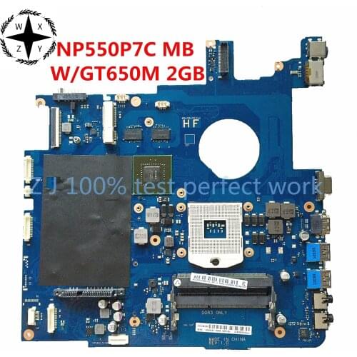For Samsung NP550P7C 550P7C Laptop Motherboard BA92-09939A BA41-01898A GT 650M/2GB HM76 MB 100% Tested Fast Ship