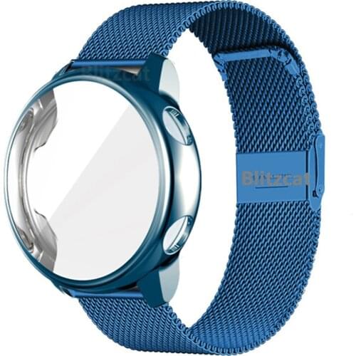 Metal Strap For Samsung Galaxy Watch Active 2 40mm 44mm Band Protector Case Screen Watch 3 41mm 45mm Bracelet Case Accessories