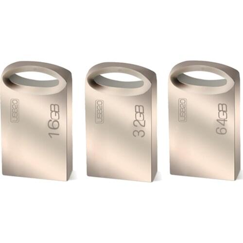 Metal U Disk 32g Mini USB Flash Drive USB3.0 High Speed Music 16G U Disk Custom Car U Disk 2.0 Laptop Computer Accessories