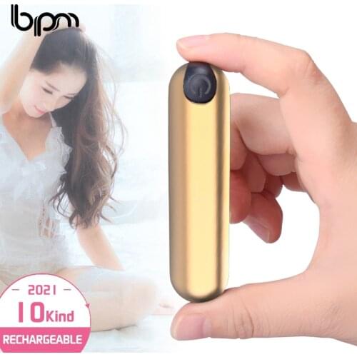 Bpm Mini Bullet Vibrator G Spot Stimulator Clitoral Sex Toys for Women/Beginners USB Charge Flirt Masturbator Wholesale