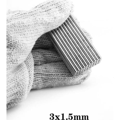 100~5000pcs 3x1.5 mm Powerful Magnets 3mm x 1.5mm Permanent Small Round Magnet 3x1.5mm Thin Neodymium Magnet Super Strong 3*1.5