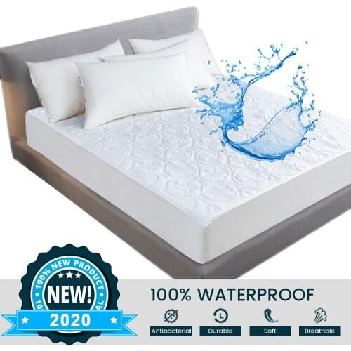 Premium Mattress Protector Waterproof Hypoallergenic Breathable Bed Mattress Cover for Maximum Comfort