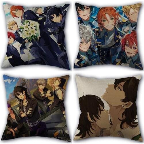 New Arrival Ensemble Stars Pillowcase Cotton Linen Fabric Square Zipper Pillowcase 45X45cm Wedding Decorative Pillow cover