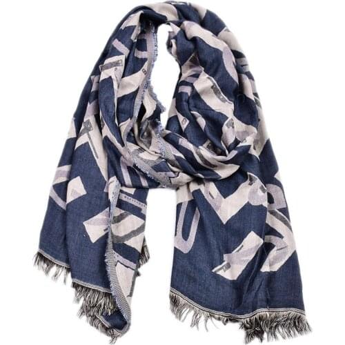 2020 Autumn And Winter Men Scarf Cotton Print Mens Scarves Double-Side British Style Warm Man Scarves Bufandas Male Accessories