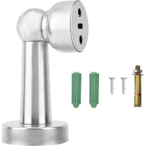 Stainless Steel Strong Magnetic Anti-collision Door Stop Stopper Catch Silver Magnetic Door Catch