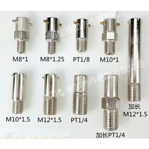 Card reed pressure spring thermocouple Fixed thread head pressing buckle snap joint Fixed tooth head 1/8 M8 M10 M12 PT1/8 PT1/4