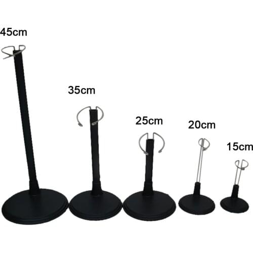 1Pcs Adjustable Plastic Doll Bear Display Stand Holder Bracket Support Baby Girls Dollhouse Doll Accessories