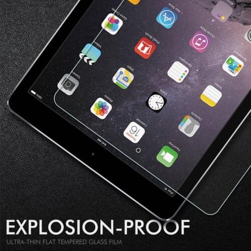 Tempered Glass For Apple iPad 9.7 inch 2018 2017 Pro 10.5 11 Glass For iPad Air 2 Mini 5 2 3 4 Screen Protector Protective Film