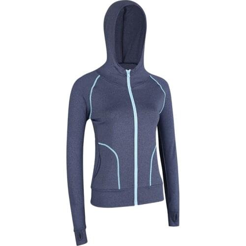 Womens Light Running Jacket Zipper sportswear Windbreaker Run Long Sleeve Sports Jacket Ladies Workout Bicycle Outdoor Sweater