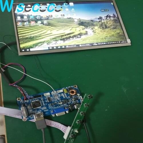 Wisecoco 10.1 Inch LCD Panel Display Lvds 1280x800 Tft IPS Sunlight Readable 1000 Nits Advertising Screen High Brightness