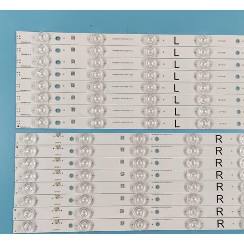 16pcs LED Backlight Strip for TX-55AX630B 55AX630E TX-55DX600B 55DX600E 55DX650B TX-55DS500B 55DS500E TB5509M 550TV01 550TV02 V4