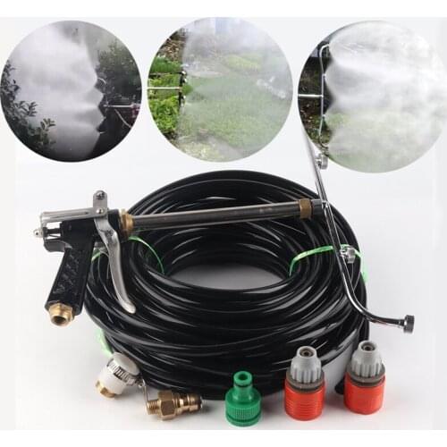 5M~20M Garden Watering Kits Remove Dust Greenhouse Humidification Multiple Nozzle Irrigation Combination Garden irrigationSystem