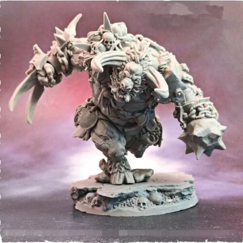 55mm Resin Figure Model kits Minotaur Juggernaut Fantasy theme GK Unassambled Unpainted