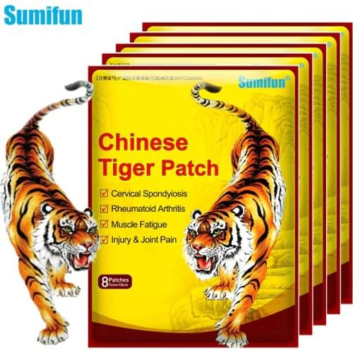 8pcs Sumifun Tiger Balm Patches Rheumatoid Arthritis Joint Back Pain Patch Neck Muscle Body Analgesic Herbal Plaster K05301