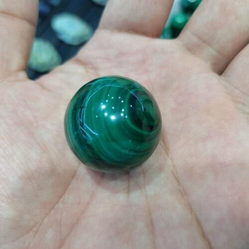 AAAAA+100% Natural hand carved malachite healing ball sphere for home decoration 20-30mm
