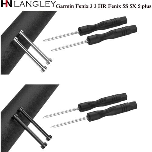 Fenix Watch Screws Accessories 1 Pairs Watchband Spring Bars Pins For Garmin Fenix 5X 5X plus Fenix 3 3 HR Connector